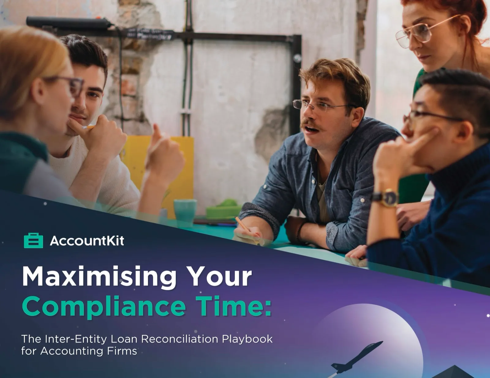 Cover of the playbook: Maximising your compliance time, the inter-entity loan reconciliation playbook for accounting firms