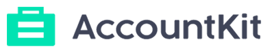 AccountKit - Logo - Horizontal - Dark Grey writing - with Margin