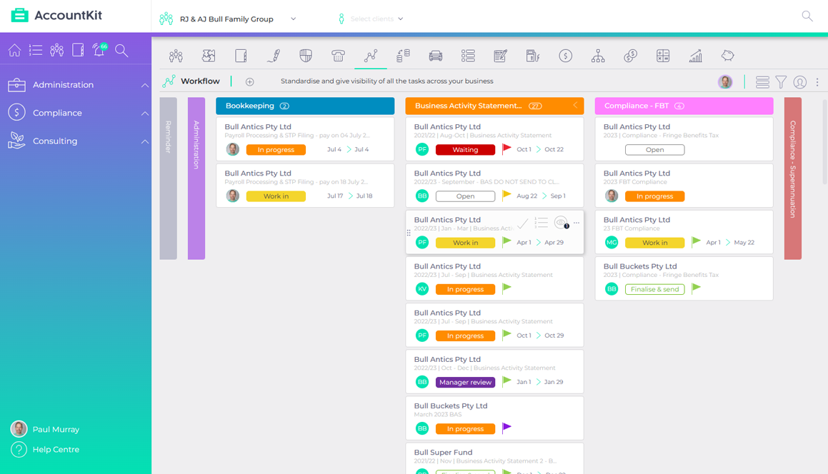 Screenshot - Client Group - 06 - Workflow