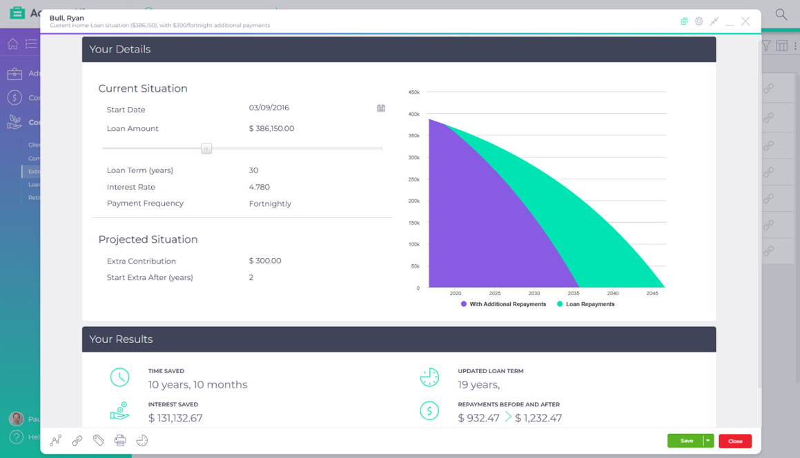 Screenshot - EarlyRepayCalc