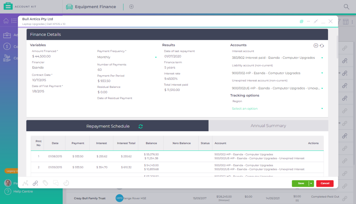 Screenshot - EquipFin