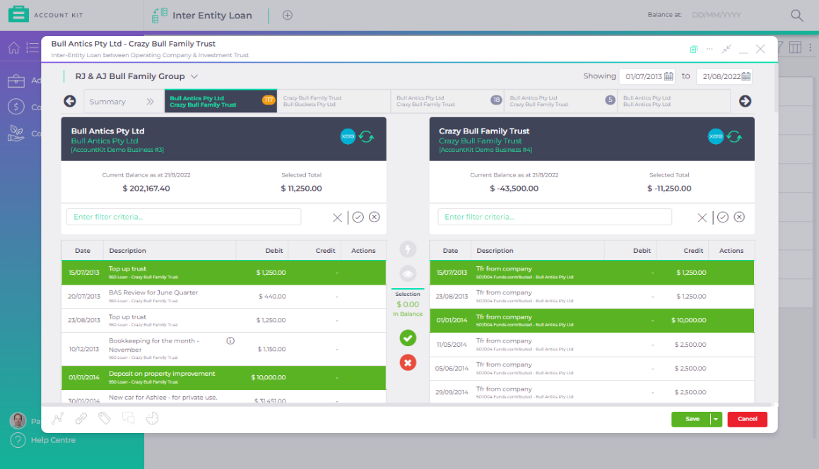 Screenshot - InterEntityLoan