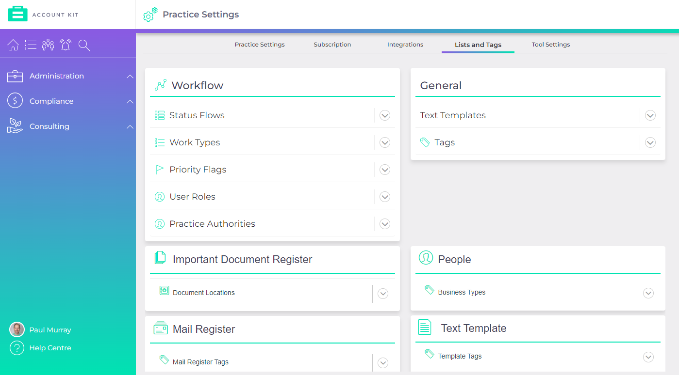 Workflow Settings