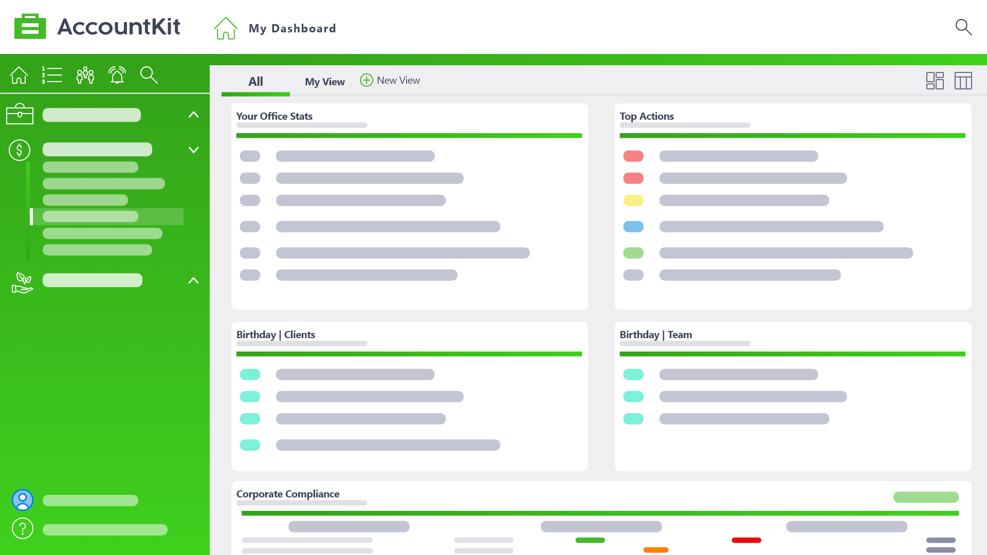 UI Illustration - Green